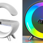 New Intelligent G Shaped LED Lamp Bluetooth Speake Wireless Charger Atmosphere Lamp App Control For Bedroom Home Decor